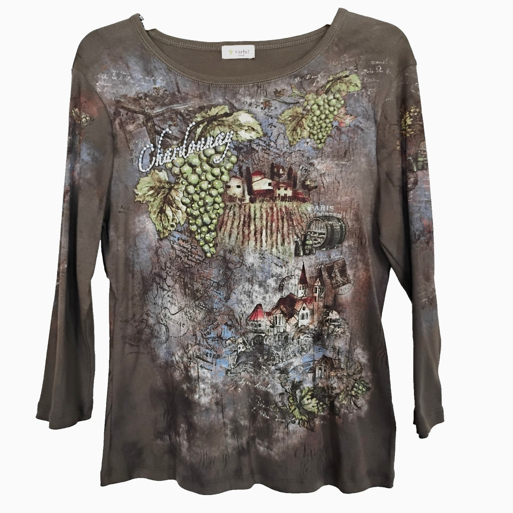 Cactus T-Shirt Army Green Size S